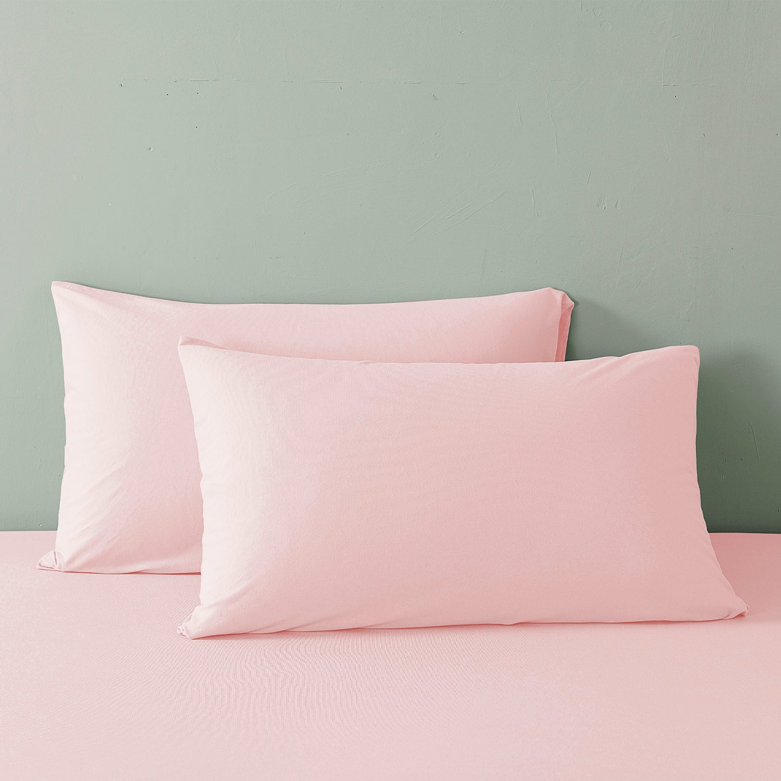 Royal Comfort 100% Jersey Cotton 4 Piece Sheet Set - King - Pink Marle