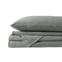 Royal Comfort 100% Jersey Cotton 4 Piece Sheet Set - King - Charcoal Marle