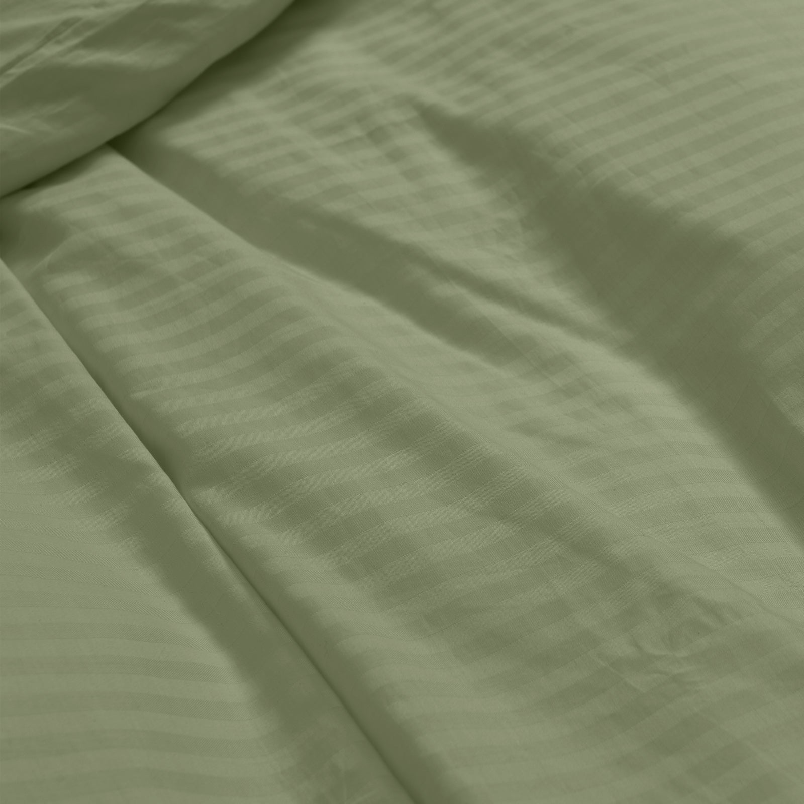 Kensington 1200 Thread Count 100% Egyptian Cotton Sheet Set Stripe - Double - Olive