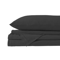 Royal Comfort 100% Jersey Cotton Quilt Cover Set Ultra Soft Bedding Luxurious - King - Charcoal Marle