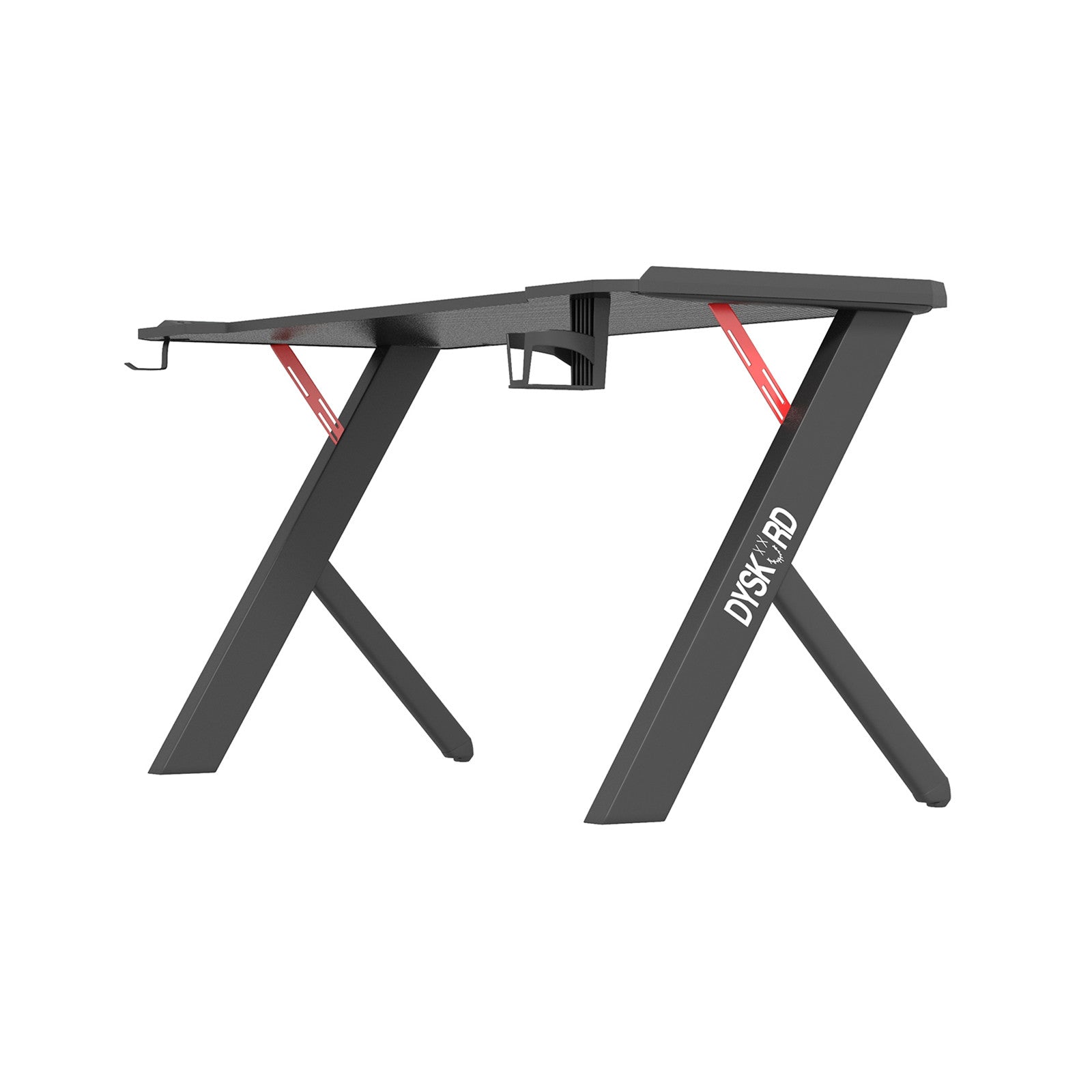 Dyskord Gaming Table Desk Office Desktop Steel LED RGB Lighting