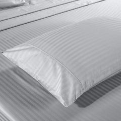 Kensington 1200 Thread Count 100% Egyptian Cotton Sheet Set Stripe Hotel Grade - King - Silver