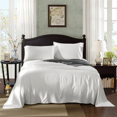 Royal Comfort 100% Natural Bamboo 1000 Thread Count Collection Sheet Set - Queen - White