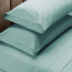 Royal Comfort 1000 Thread Count Sheet Set Cotton Blend Ultra Soft Touch Bedding - Queen - Green Mist