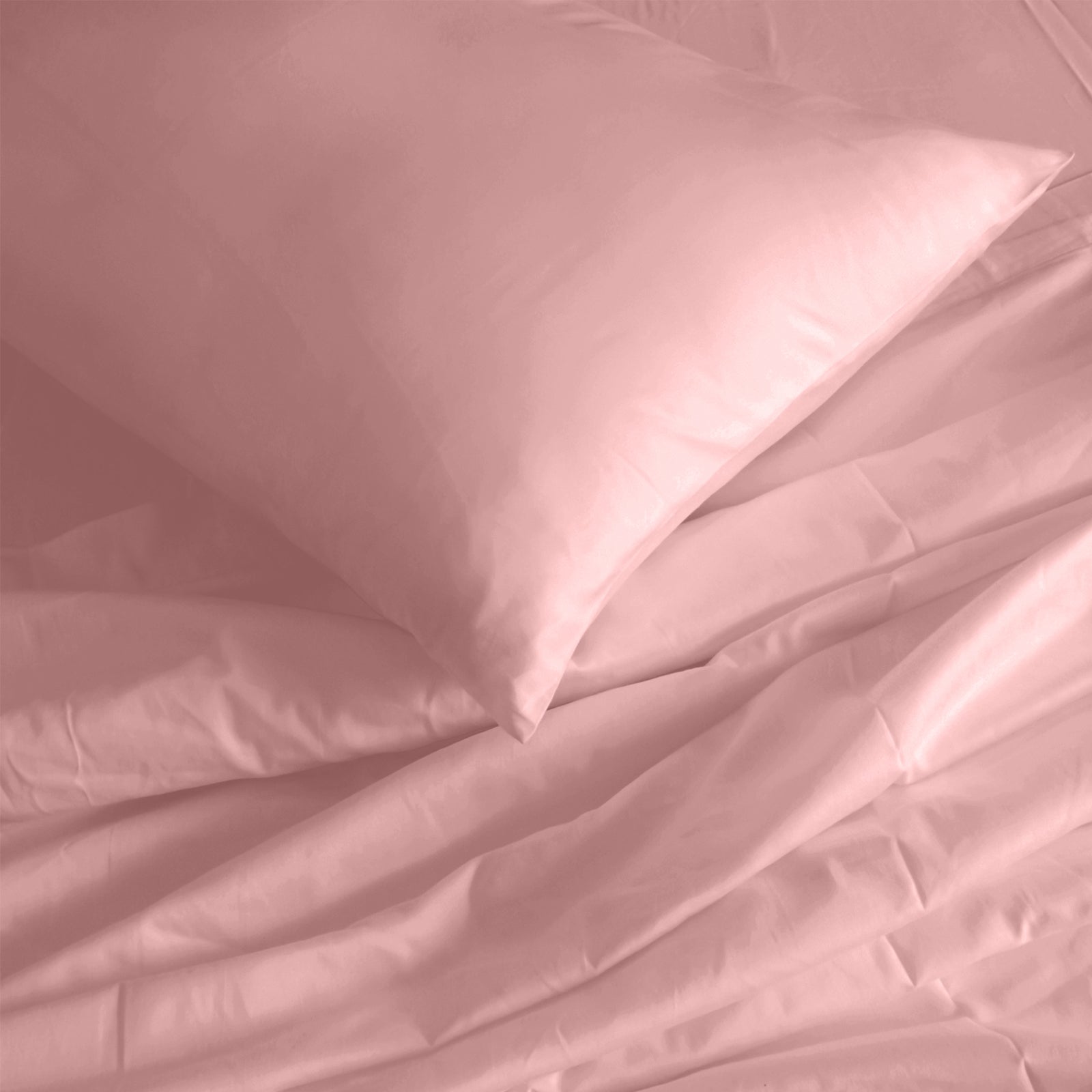 Royal Comfort 1000TC Hotel Grade Bamboo Cotton Sheets Pillowcases Set Ultrasoft - Queen - Blush