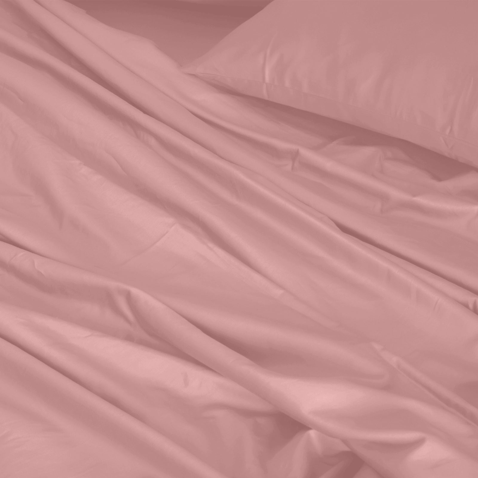 Royal Comfort 1000TC Hotel Grade Bamboo Cotton Sheets Pillowcases Set Ultrasoft - Queen - Blush