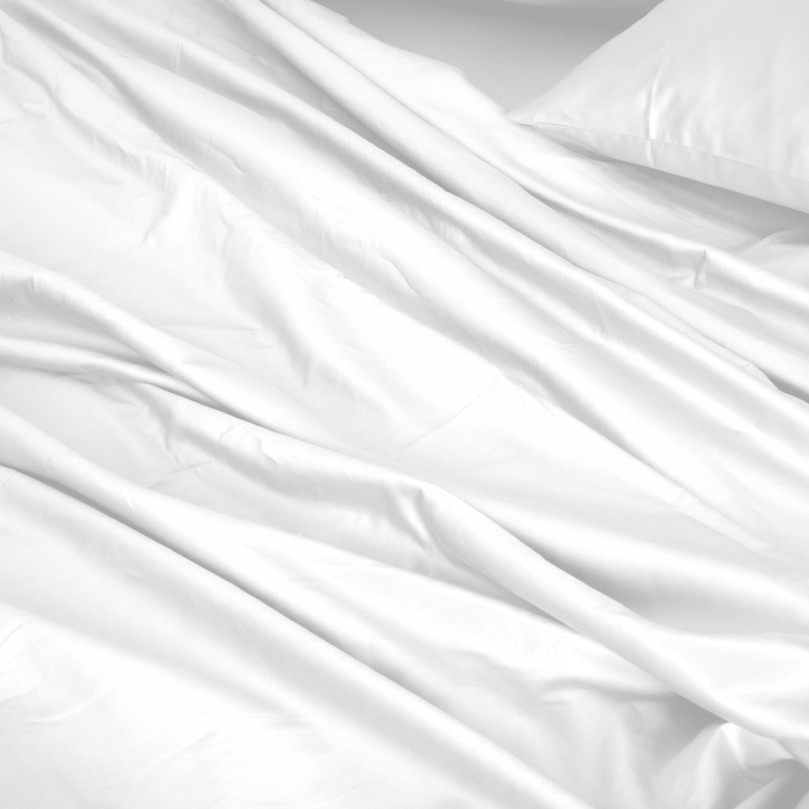 Royal Comfort 1000TC Hotel Grade Bamboo Cotton Sheets Pillowcases Set Ultrasoft - King - White