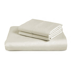 Royal Comfort 1000 Thread Count Cotton Rich 3 Piece Fitted Sheet Pillowcase Set - King - Pebble