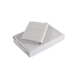 Royal Comfort 1200 Thread Count Sheet Set 4 Piece Ultra Soft Satin Weave Finish - Double - Silver