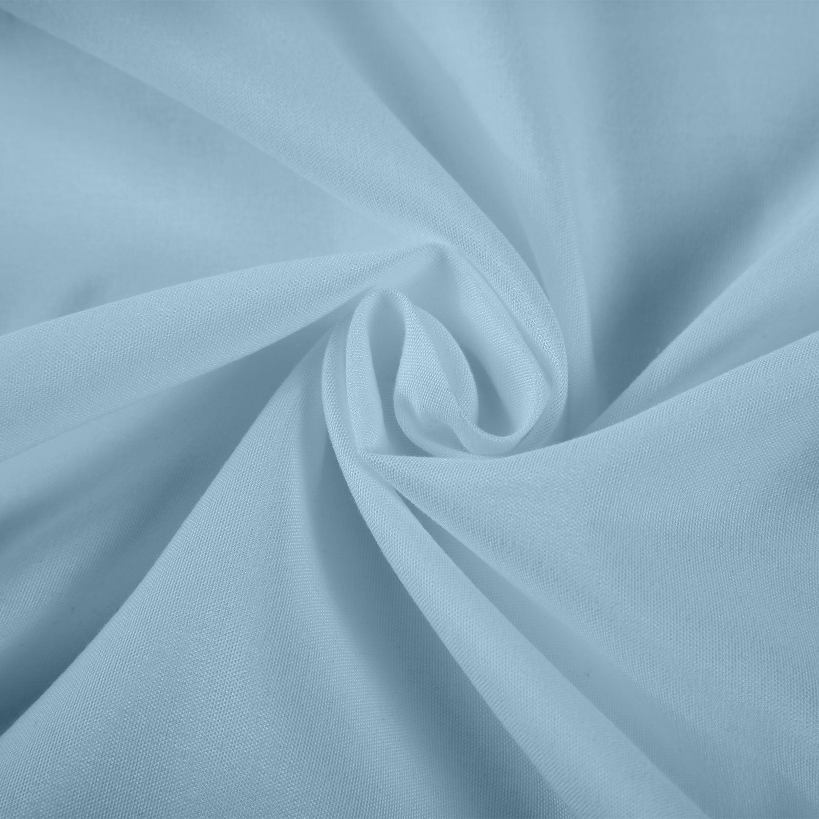 Royal Comfort 1200 Thread Count Sheet Set 4 Piece Ultra Soft Satin Weave Finish - Queen - Sky Blue