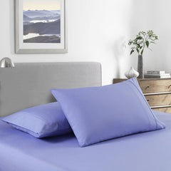 Royal Comfort 2000 Thread Count Bamboo Cooling Sheet Set Ultra Soft Bedding - Double - Mid Blue