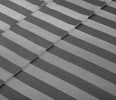 Royal Comfort 1200TC Sheet Set Damask Cotton Blend Ultra Soft Sateen Bedding - Queen - Charcoal Grey