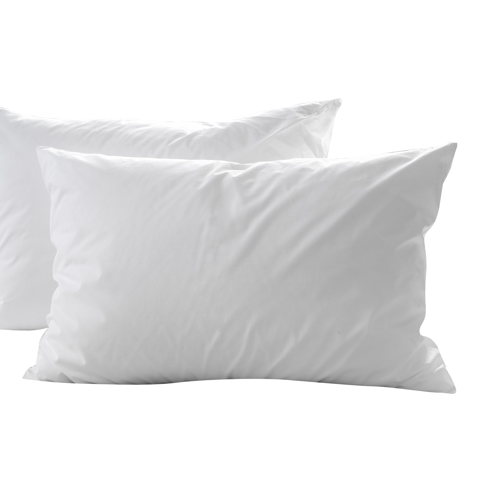 Royal Comfort 1800GSM Duck Feather Down Topper And 1000GSM 2 Duck Pillows Set - Single - White