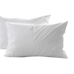 Royal Comfort 1800GSM Duck Feather Down Topper And 1000GSM 2 Duck Pillows Set - King Single - White