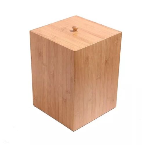 Bamboo Rubbish Bin Storage Box - 8L