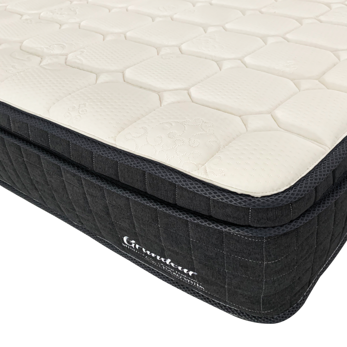 Grandeur Single Mattress Latex Foam 7 Zone Pocket Spring