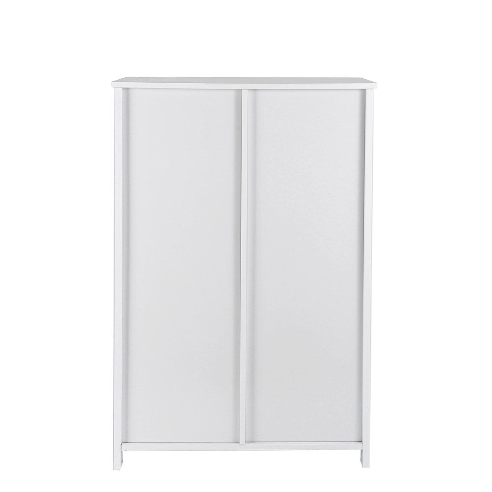Sian Bathroom Tallboy Storage Cabinet - White