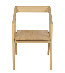 Kyoto Oak Arm Chair - Set of 2 (Natural)