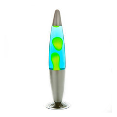 Silver/Yellow/Blue Peace Motion Lamp