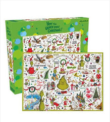 Grinch Collage 1000 Piece Puzzle