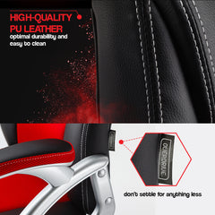 OVERDRIVE Racing Office Chair Seat Executive Computer Gaming PU Leather Deluxe