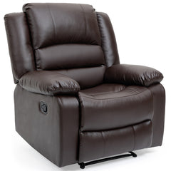 FORTIA Elderly-Friendly Luxury Recliner Chair - Brown