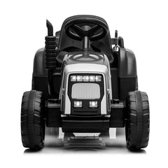 ROVO KIDS Electric Battery Operated Ride On Tractor Toy, Remote Control, Black