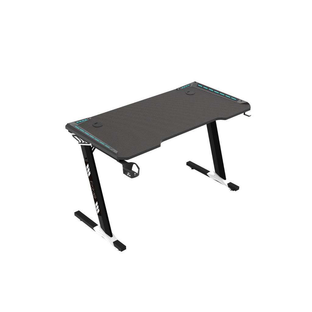 EKKIO RGB Gaming Desk Z Shape Black 120cm EK-GD-106-AL