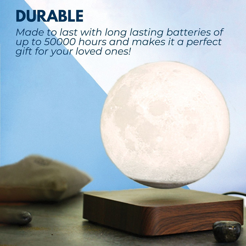 GOMINIMO Magnetic Levitating Moon Light Brown Base GO-MLP-101-HCNT