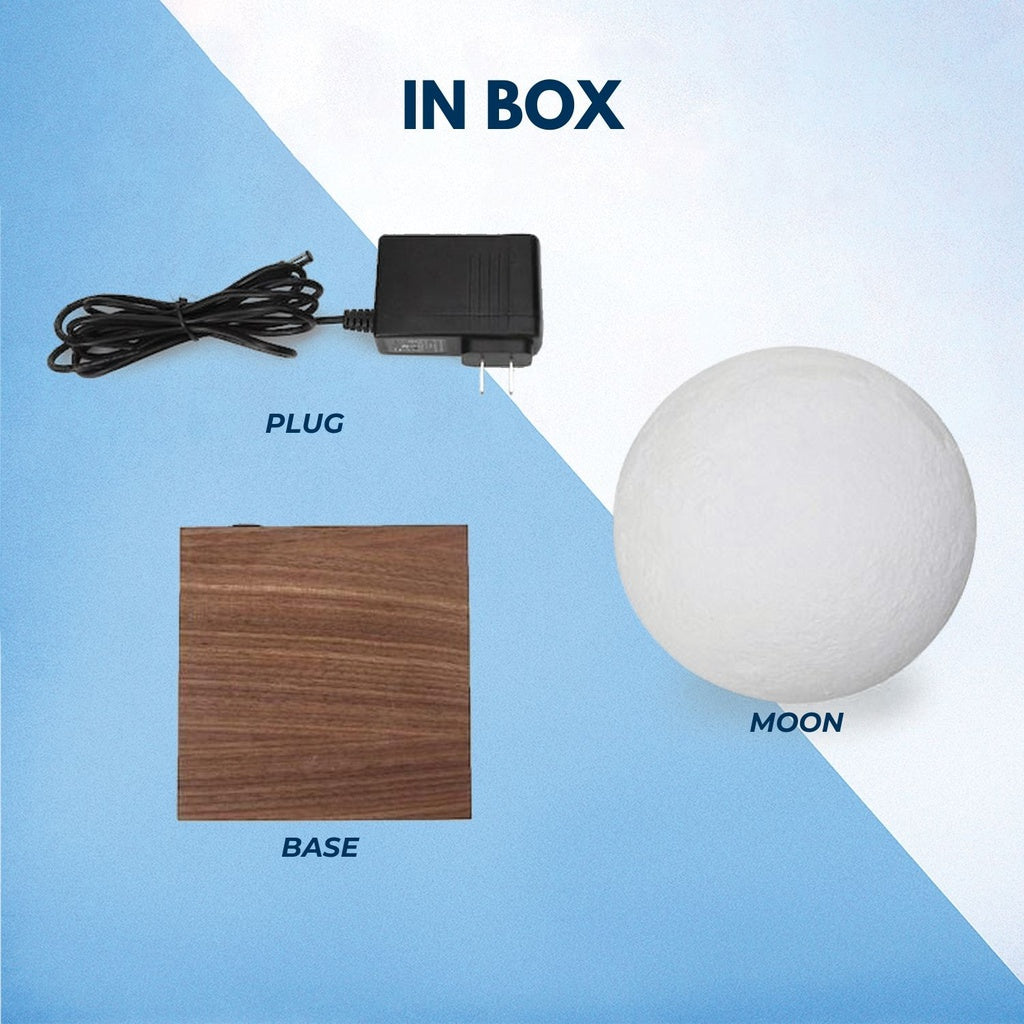 GOMINIMO Magnetic Levitating Moon Light Brown Base GO-MLP-101-HCNT