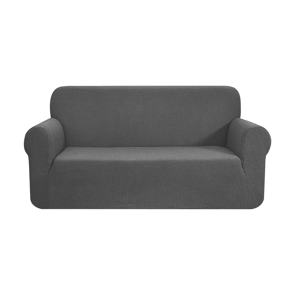GOMINIMO Polyester Jacquard Sofa Cover 2 Seater (Grey) HM-SF-100-RD