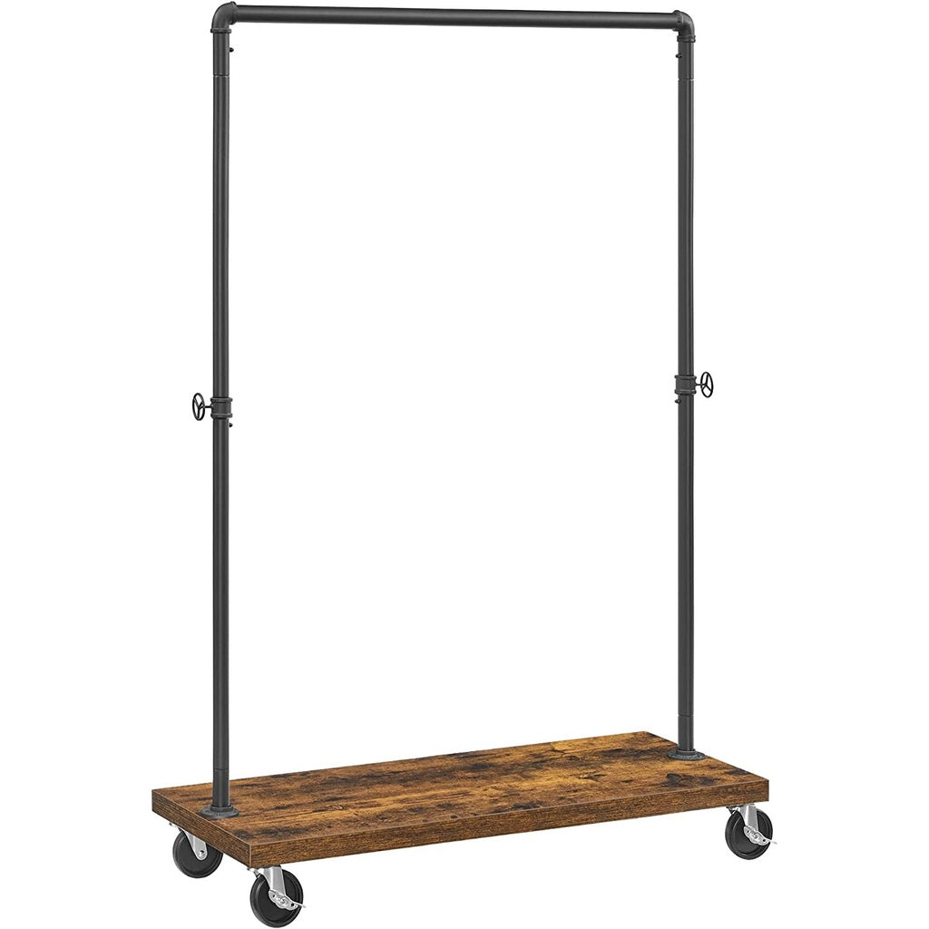 VASAGLE Clothes Rack Rustic Brown and Black HSR65BXV1