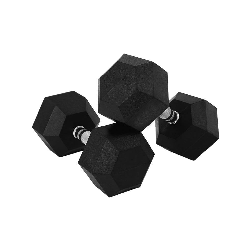 Verpeak Rubber Hex Dumbbells (7.5KG x 2) VP-DB-103