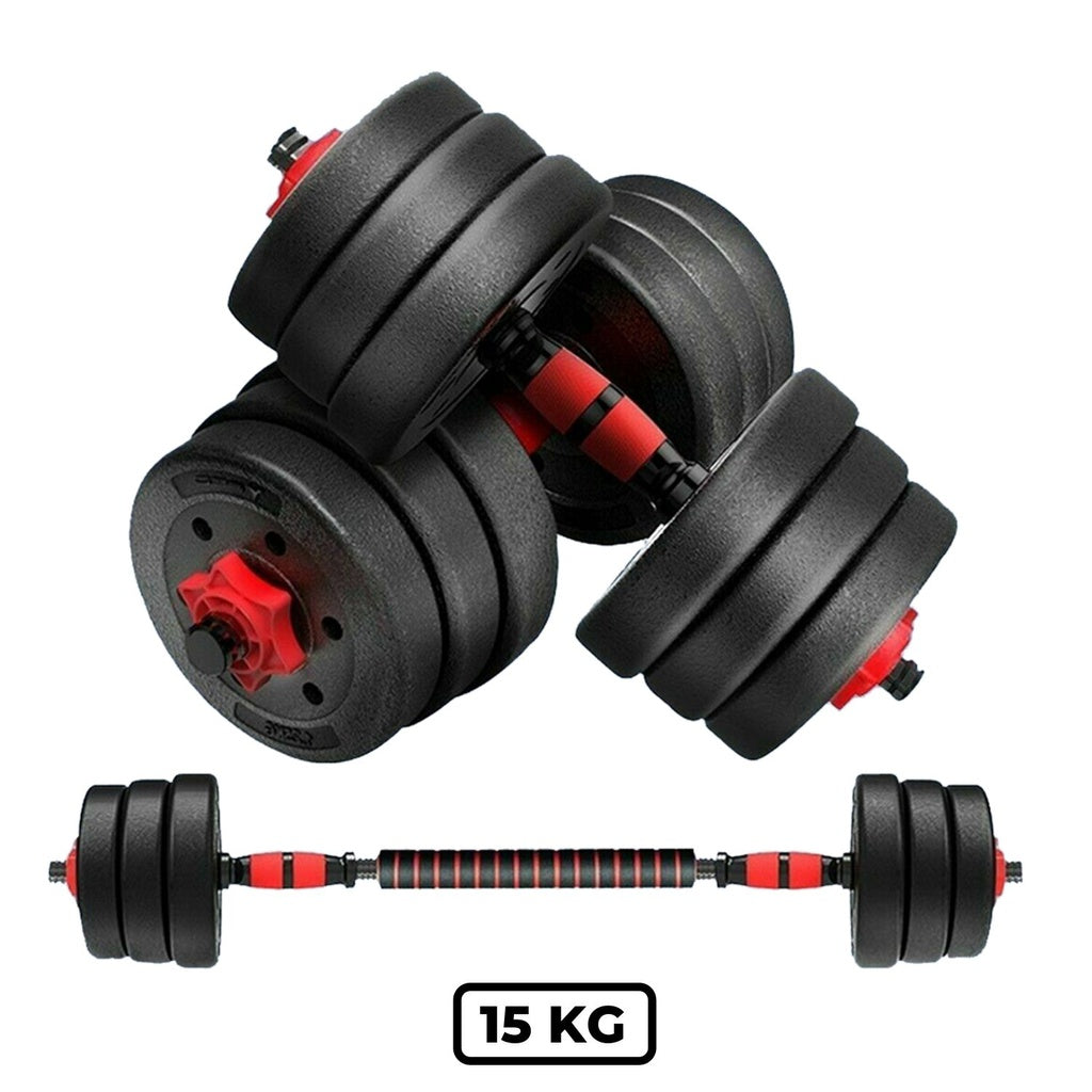 VERPEAK Adjustable Rubber Dumbbell 15kg VP-DB-127-CH / VP-BD-127-LX