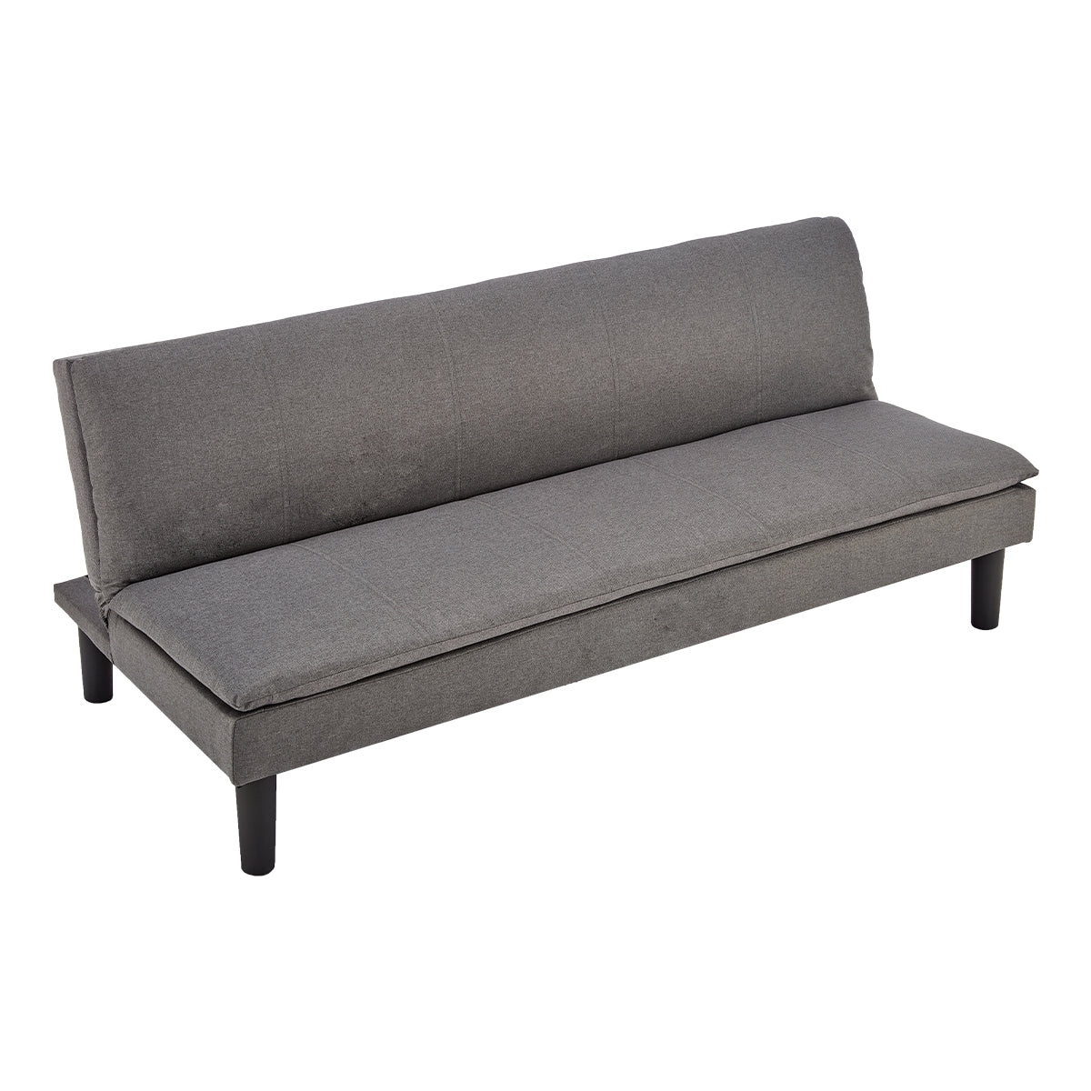 Sarantino 3 Seater Modular Faux Linen Fabric Sofa Bed Couch -Dark Grey