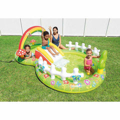 INTEX  Colorful Inflatable My Garden Water Filled Play Center with Slide 57154NP