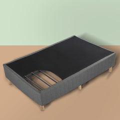 Metal Bedframe Mattress Foundation (Dark Grey) &#8211; King