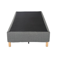 Metal Bedframe Mattress Foundation (Dark Grey) &#8211; King