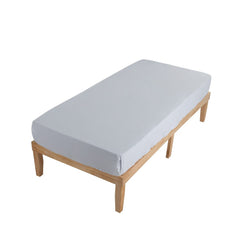 Single Size Warm Wooden Natural Bed Base Frame