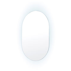 La Bella LED Wall Mirror Oval Touch Anti-Fog Makeup Decor Bathroom Vanity 50 x 75cm