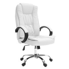 La Bella White Executive Office Chair Sage Dual-Layer Seat