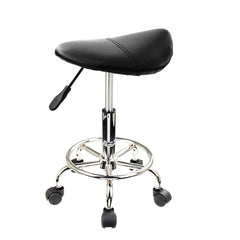 Forever Beauty 4 Set Black Salon Barber Stool Swivel Saddle Type