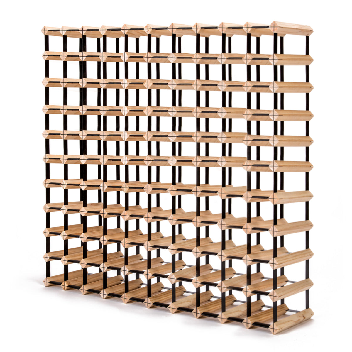 La Bella 110 Bottle Timber Wine Rack Storage Cellar Organiser