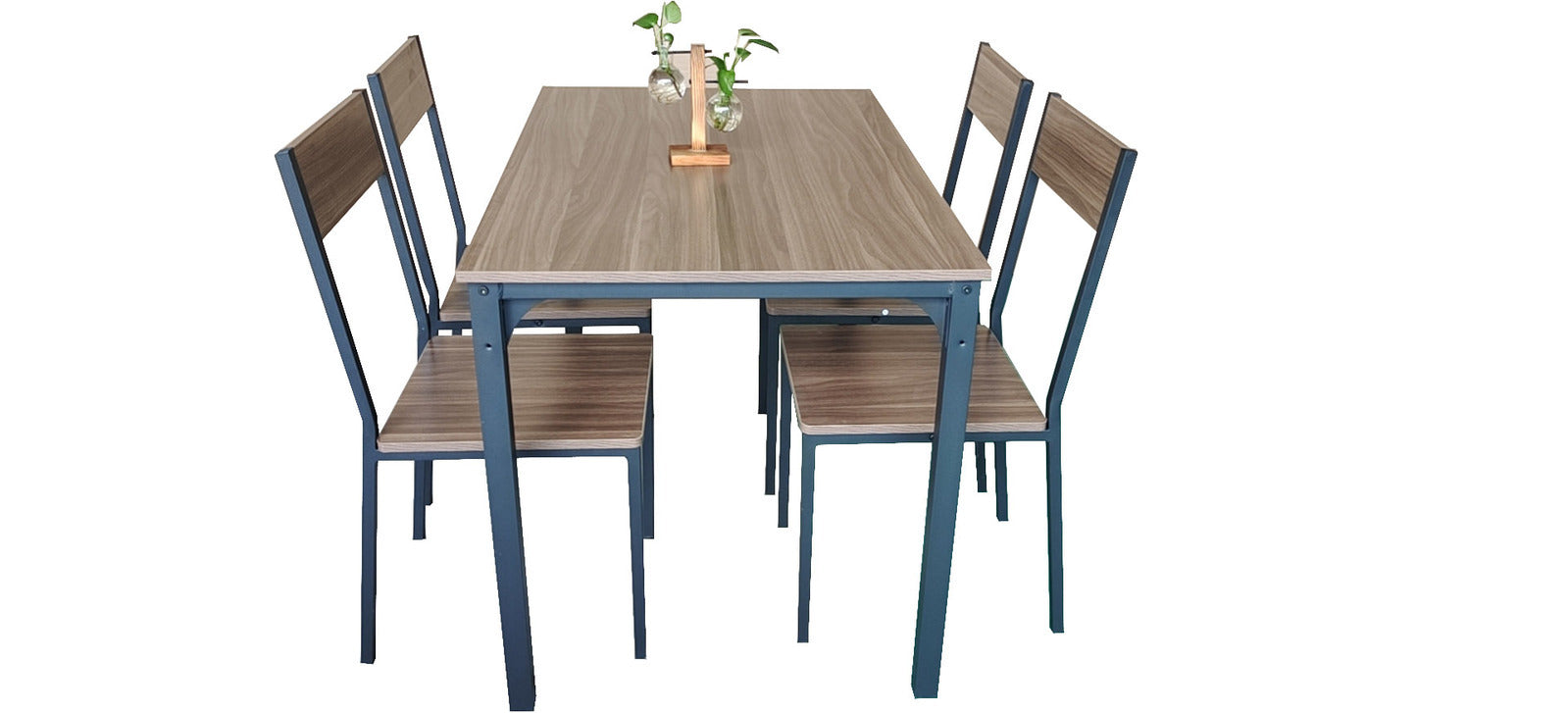 YES4HOMES 5 Piece Kitchen Dining Room Table and Chairs Set Furniture