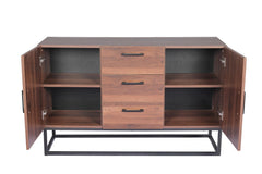 YES4HOMES 120cm Wooden TV Cabinet Entertainment Unit Stand Storage Shelf Cupboard Organiser