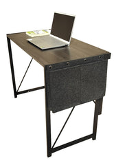 YES4HOMES Computer Desk, Sturdy Home Office Desk for Laptop, Modern Simple Style Writing Table, with Storage Bag