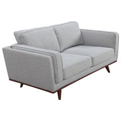 Petalsoft 2 Seater Sofa Fabric Uplholstered Lounge Couch - Grey.