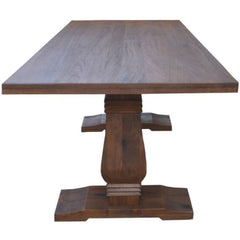 Florence  High Dining Table 200cm French Provincial Pedestal Solid Timber Wood
