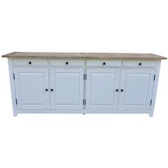 Lavasa Buffet Table 208cm 4 Doors Drawers Solid Mango Wood Farmhouse Furniture