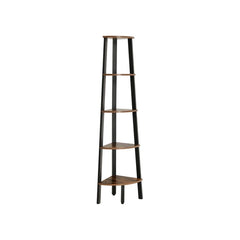 VASAGLE Corner Shelf 5-Tier Industrial Ladder Bookcase